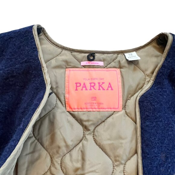 Scotch & Soda Wool Boho Your Every Day Parka Vest 152 - Picture 5 of 8